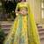 Yellow Silk Embroidered Lehenga Choli With Dupatta