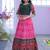Pink Dola Printed Gown     Soft         Lightweight