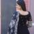 Black Zari Embroidered Gown     Festive Wear