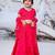 Kids Pink Rosy Lehenga Choli - Silk with Handwork