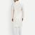 White pure rayon wedding special premium designer kurta pyjama