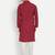 Red pure rayon wedding special premium designer kurta pyjama