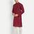Red pure rayon wedding special premium designer kurta pyjama