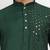 Green pure rayon wedding special premium designer kurta pyjama