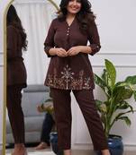 Rayon office wear cord- sets