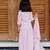 Pink Cotton Kids Skirt Top with Dupatta