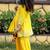 Yellow Cotton Kids Skirt Top with Dupatta - Gotta Work