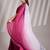 pink ombre satin saree with blouse