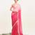 pink ombre dyed sequinned chiffon saree with blouse