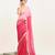 pink ombre dyed sequinned chiffon saree with blouse