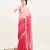 pink ombre dyed sequinned chiffon saree with blouse