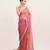 Pink designer tissue saree with blouse