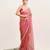 Pink designer tissue saree with blouse