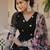 Black Zari Sequins Heavy Embroidered Gown Set     Designer Wear