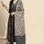Women's flared rayon anarkali kurti with dupatta set