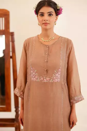Chiku beaded bageecha suit set