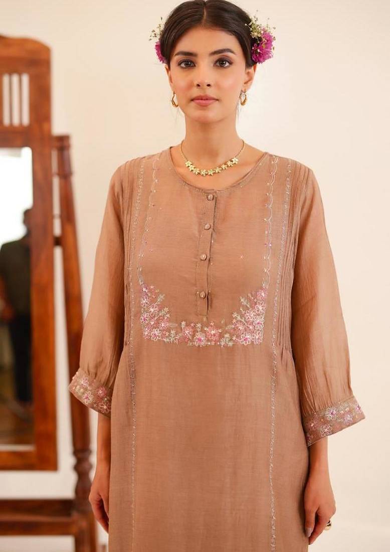 Chiku beaded bageecha suit set