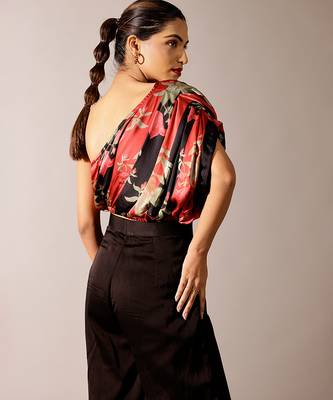 Multicolor printed georgette co ord set 5