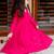 Pink Cotton Kids Anarkali with Pent & Potli