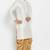 White dupion art silk kurta set