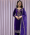 Purple Color Velvet Suit With Dupatta Designer Palazzo 