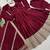 Maroon color Premium Chinon Silk Embroidered Gown Set with Dupatta & Pant | Thread & Sequin Work 