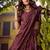 Maroon Cotton Zari Weaving Work Chaniya Choli  - Full Stitched Free Size