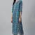Women's floral printed rayon kurta set with printed dupatta