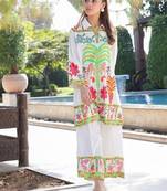 Floral printed rayon co-ords set