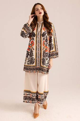 Floral printed rayon co-ords set