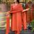 Women's Gorgeous Rayon Fabric Embroidery Work Straight Kurta Pant and Dupatta Set