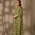 Floral printed v neck knee legth kurta set