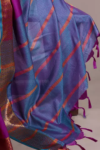 elegant poly cotton saree adorned with premium zari weaving work