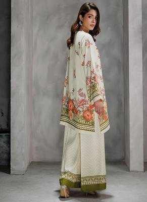 Women's round neck rayon co-ords set 2