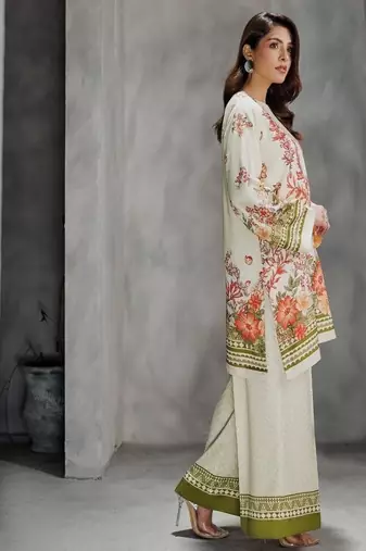 Women's round neck rayon co-ords set