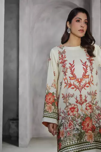 Women's round neck rayon co-ords set