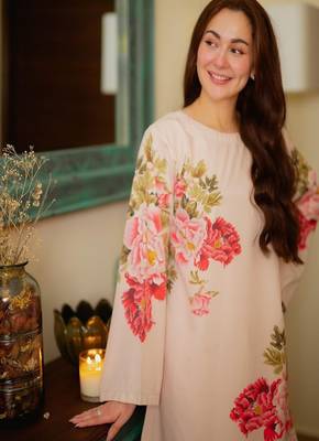 Women's round neck rayon co-ord set 5