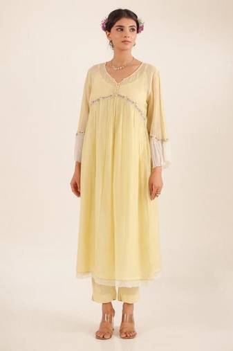 Pastle green nyraa kurta set