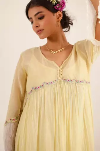 Pastle green nyraa kurta set