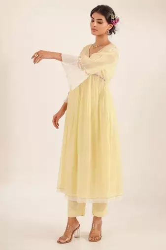 Pastle green nyraa kurta set