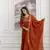  Vichitra Silk Embroidery Work Flared Anarkali Pant and Dupatta Set