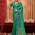 sea green weaving satin art silk festival trendy saree