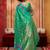 sea green weaving satin art silk festival trendy saree