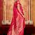 rani pink weaving satin art silk festival trendy saree