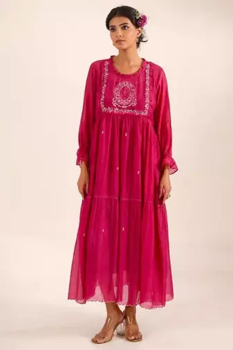 Rani pink victorian sparrow dress