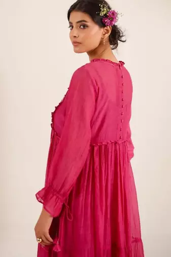 Rani pink victorian sparrow dress