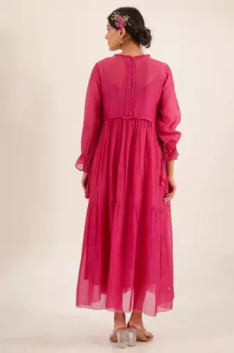 Rani pink victorian sparrow dress