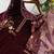 Wine velvet sequence embroidery work kurta & plazzo with dupatta