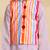 Multicolor printed cotton nehru jacket set