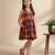 Multicolor printed cotton frock